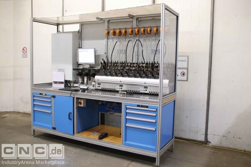 Manual measuring device air gauge Stotz Hand-Messplatz