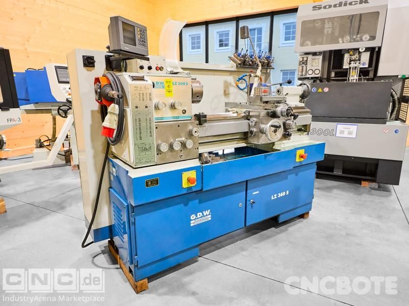 G.D.W. LZ360S Drehmaschine