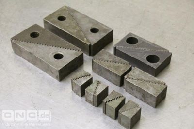 Universal clamping pad 9 set Witte verschiedene Größen