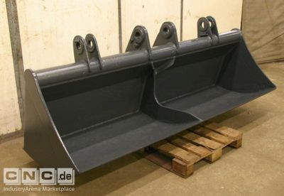 Trench cleaning bucket Stahl Breite 253 cm