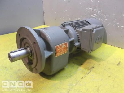 Gear motor 0.18/0.55 kW 26/80 rpm ABM SB2H-G112F/D44/x4-6/2