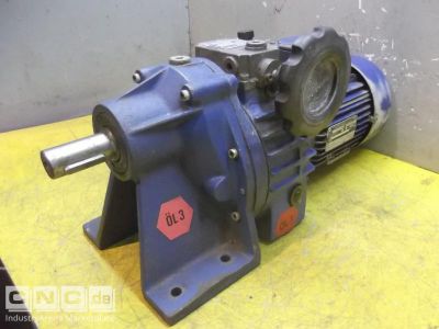 adjustable gear motor 0.75 kW 40-200 rpm Ercole Marelli MA80b4B14