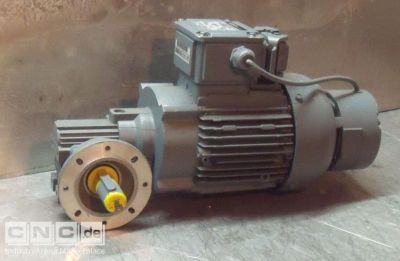 Gear motor 0.37 kW 140 rpm BAUER BS03-37V/D08SA4-TOF-ST-K