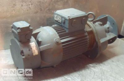 Geared motor 2.2 kW 88 rpm BAUER G22-20/D1A4-283M