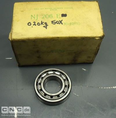 Cylindrical roller bearings FAG Nr Nj 206 E