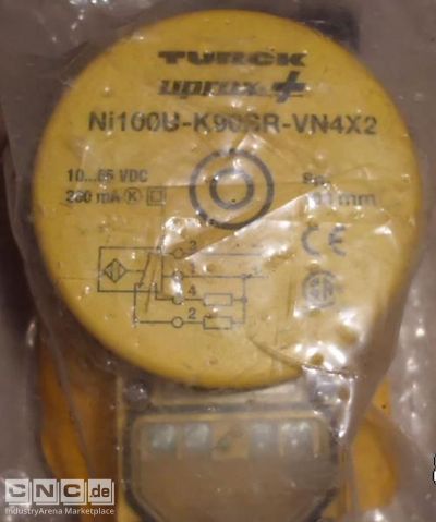 Induktiver Sensor Turck Ni100U-K90SR-VN4X2