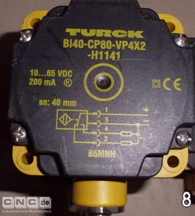 Induktiver Sensor Turck Bi40-CP80-VP4X2-H1141