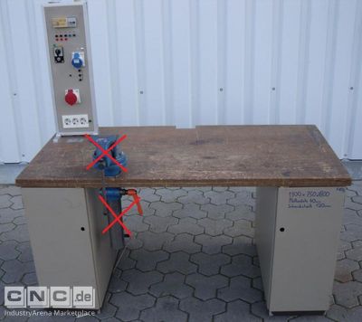 Werkbank Stahl 1500/750/800