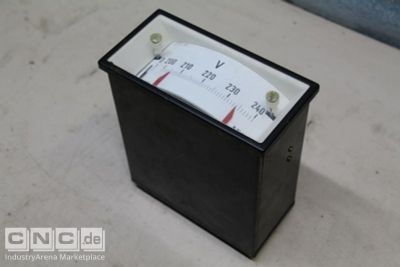 Einbaumessgerät Analog AEG Spannungsmessgerät, Voltmeter 200-240V