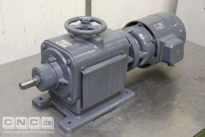 regelbarer Getriebemotor 1,1 kW 370-1500 U/min Gasti DCF14