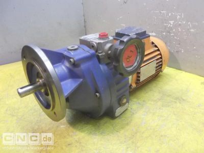 regelbarer Getriebemotor 0,37 kW 26-143 U/min Motovario TKRF/5