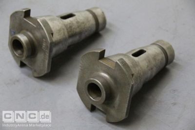 Fräsaufnahmen 2 Stück unbekannt Adapter SK50/MK3