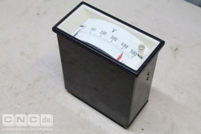 Einbaumessgerät Analog AEG Spannungsmessgerät, Voltmeter 0-500V