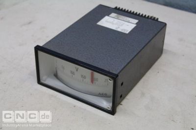 Einbaumessgerät Analog AEG Spannungsmessgerät, Voltmeter 0-250V