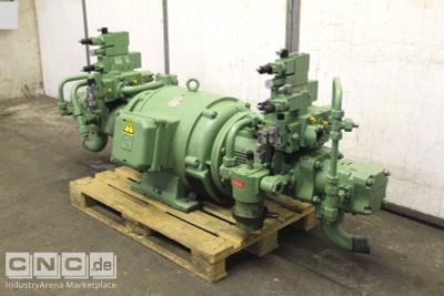 Double hydraulic pump Krauss Maffei Voith IPH 6/5-125/50  IPR/H 6/5-125/40