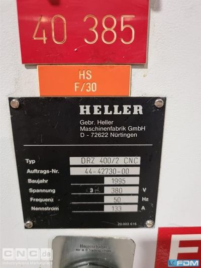 Kurbelwellendrehmaschine HELLER DRZ 400/800/2