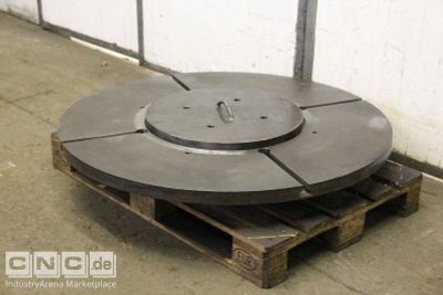 Clamping plate with T-slots Stahl Durchmesser 1200 mm