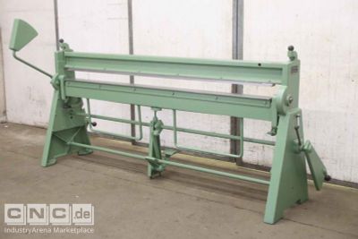 Swivel bending machine 2015 x 1.0 mm Schechtl KS1F