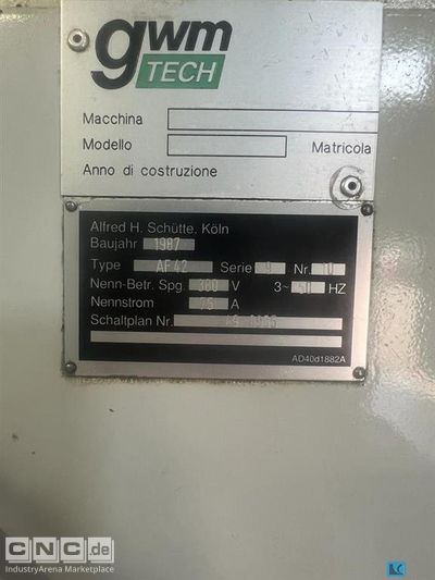 Bar Automatic Lathe - Multi Spindle SCHÜTTE AF42