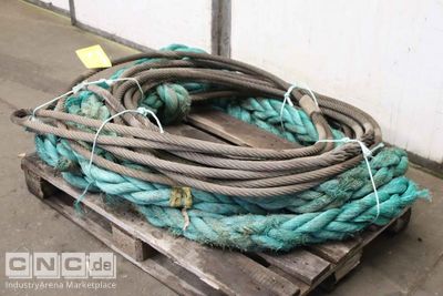 steel cable/rope Stahl Nylon Ø27 mm/13m / Ø 100 mm/4 m