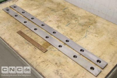 Replacement blade for guillotine shears 2 pieces unbekannt Messergröße 60/12/1050 mm