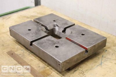 Clamping plate with T-slots Stahl 480/350/H60 mm