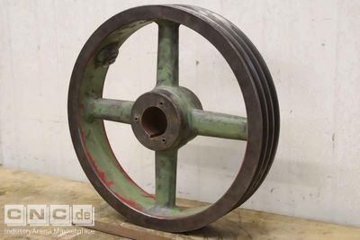V-belt pulley with 3 grooves Guss SPB 410-3 (17 mm)