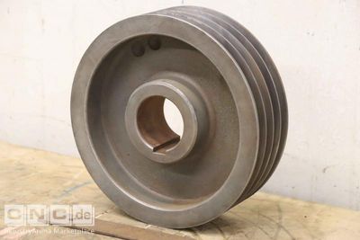 V-belt pulley with 4 grooves Guss SPB 255-4  (17 mm)