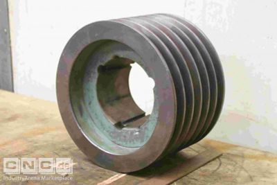 V-belt pulley with 6 grooves Guss SPC 260-6 (22 mm)