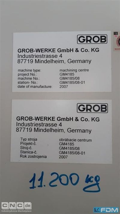 Bearbeitungszentrum - Horizontal GROB G300