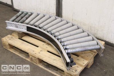 Curved roller conveyor TGW KRF Förderbreite 410 mm