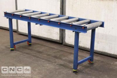 Roller conveyor 1.65 m height adjustable unbekannt Rollenbreite 400 mm