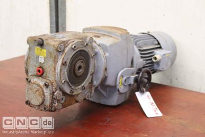 adjustable gear motor 2.2 kW 12-70 rpm Stöber Loher R47/VW3  ABCA-100LB-04C