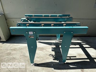 Conveyor belt with guide rollers Grenzebach ZFT 1400 x 760 mm