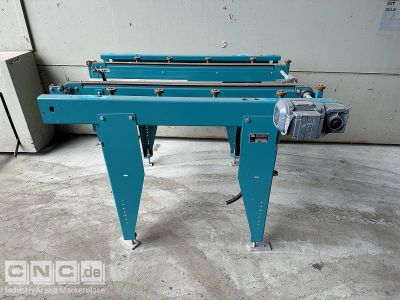 Conveyor belt with guide rollers Grenzebach ZFT 1420 x 775 mm