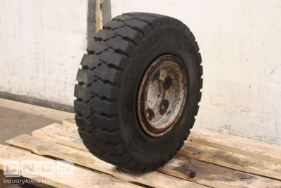 solid rubber tires Continental CSE-Robust 23 x 9-10  SC 10  RIM 6.50F