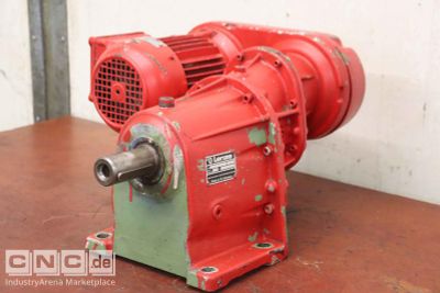 adjustable gear motor 0.75 kW 18-3.7 rpm Lenze HEW 11 333 13 16 2  12 603 16 1 1  EEXF 80L/4