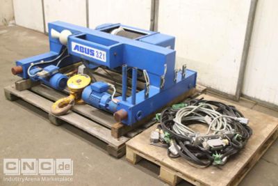 Crane chassis with electric wire rope hoist 3.2 tonnes Abus GM1032FD