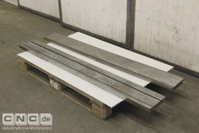 Clamping plate with T slot Stahl mit Abkantwerkzeug
