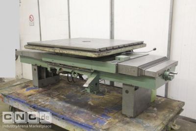 Clamping plate with T-slots WMW 1405 x 1250 mm