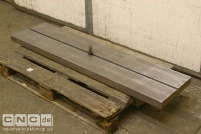 Clamping plate with groove Stahl 1520/380/H55 mm